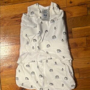 Halo White Elephant Print Sleep Sack Pajamas